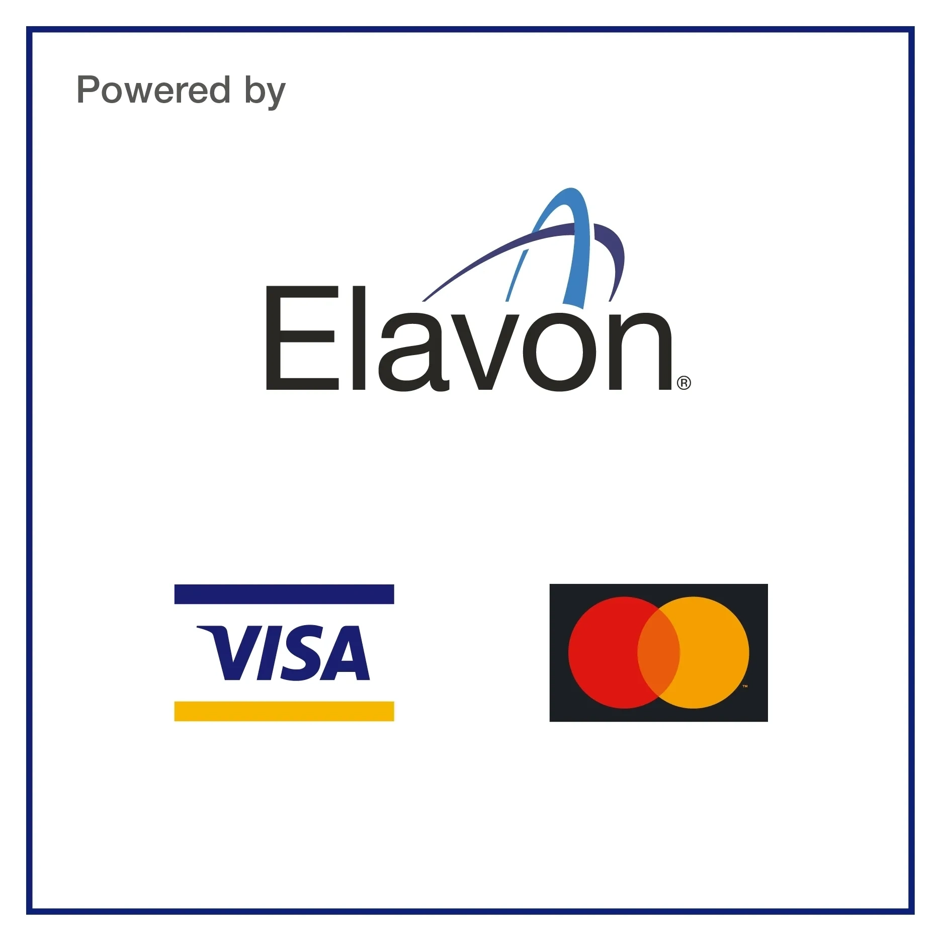 Card scheme logo: Visa, Mastercard